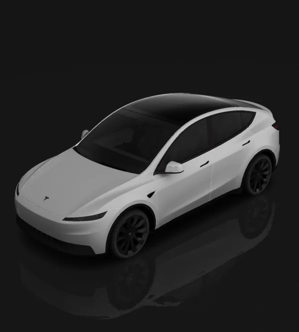 Tesla Model Y (2025+) Standard photo for a custom car wrap