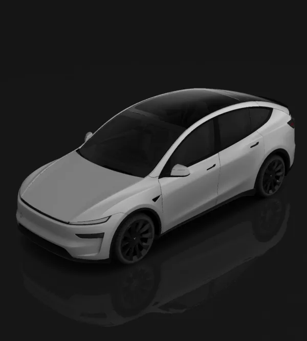 Tesla Model Y L photo for a custom car wrap